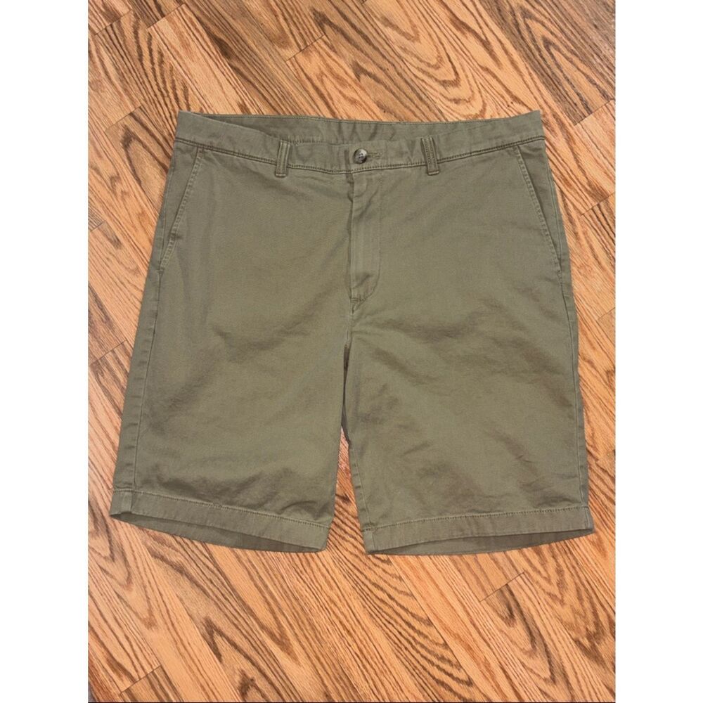 RoundTree & Yorke Men's Casual Chino Shorts, Khaki, 38
